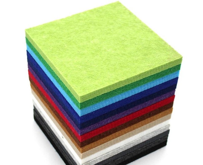 PET acoustic panel material