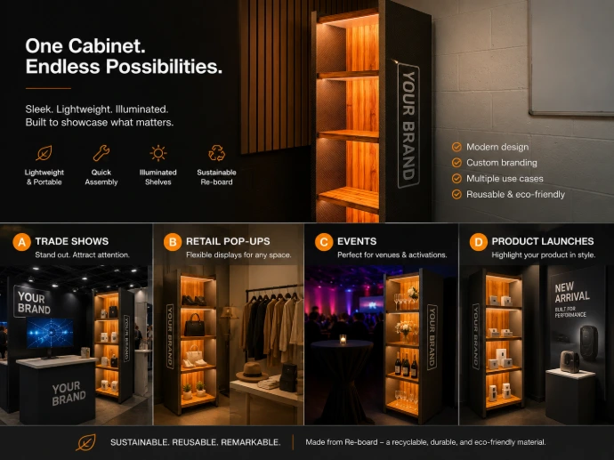 Flat-pack temporary furniture fabrication case study