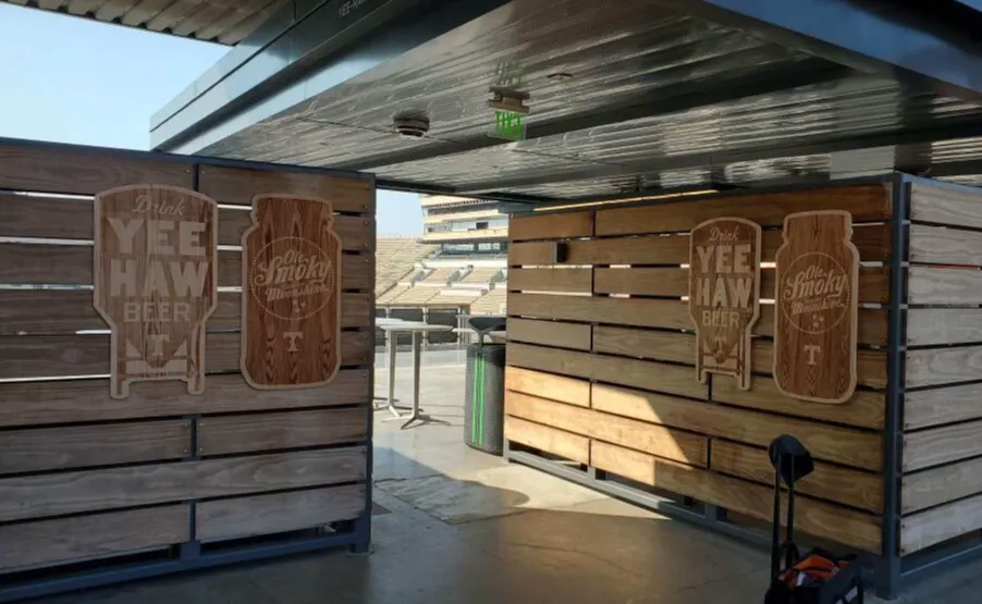 Custom signage design and fabrication example