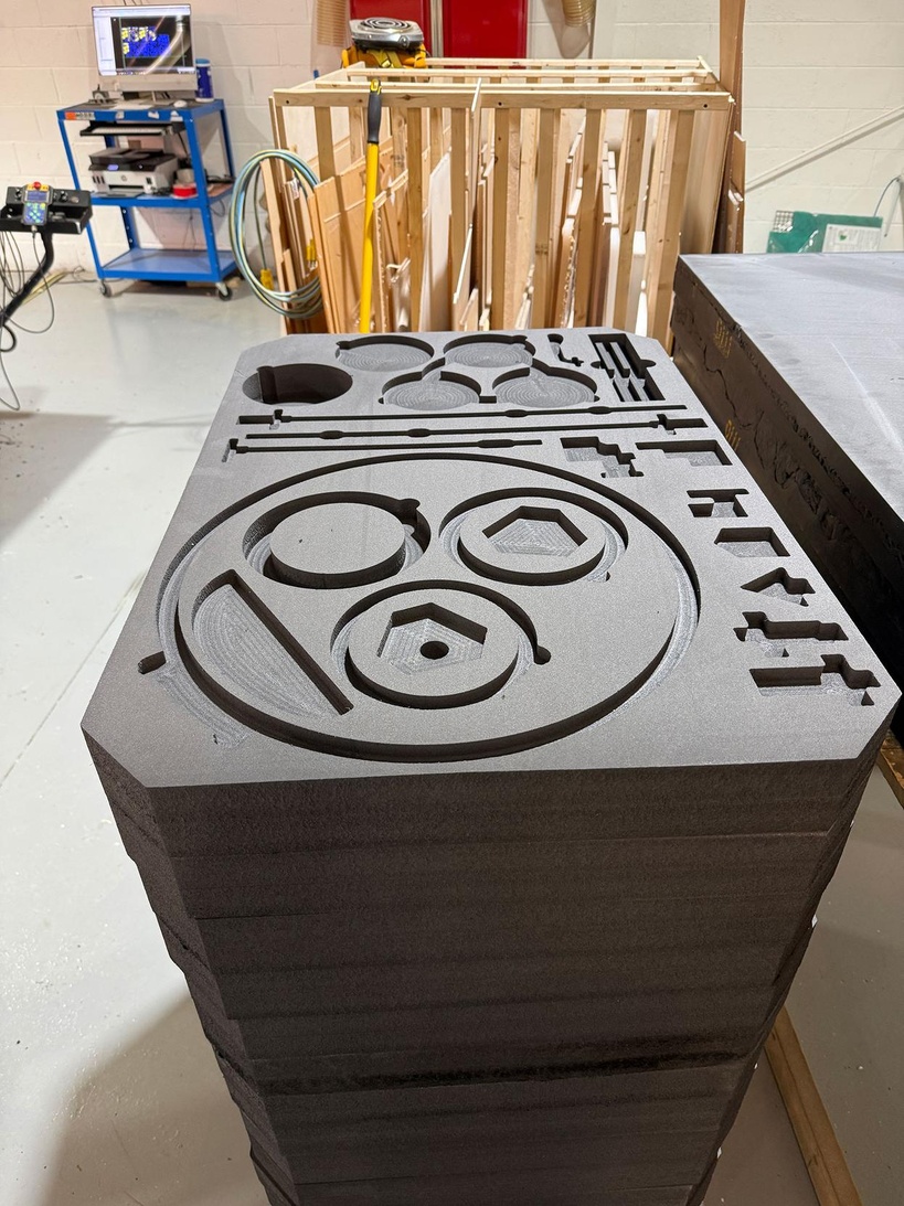 CNC routed production parts at 865FabLab in Powell Tennessee