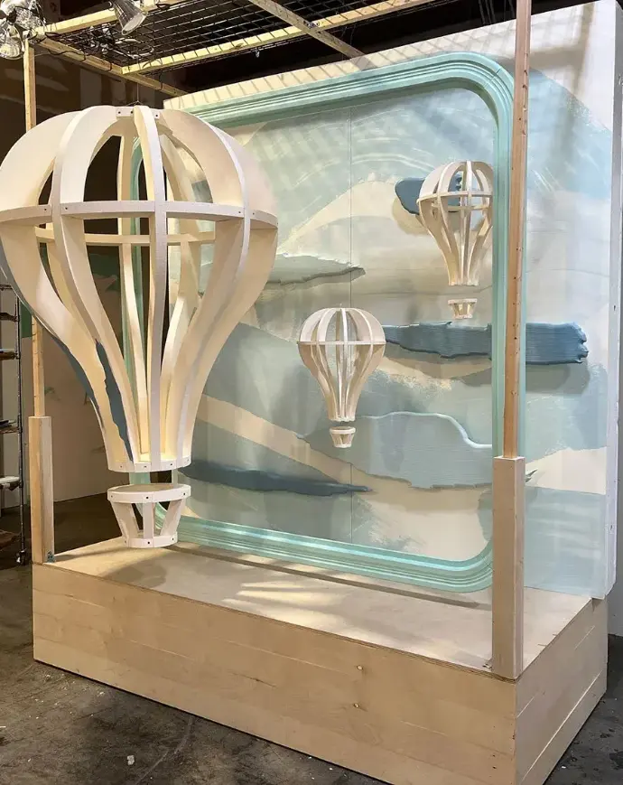 Foam sculpture and scenic prop cut by CNC hot wire