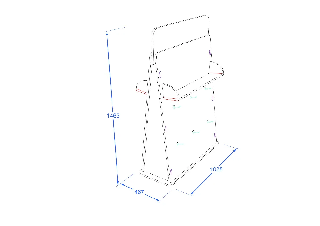 Design - 11985 - Display with hooks and shelves_2.webp