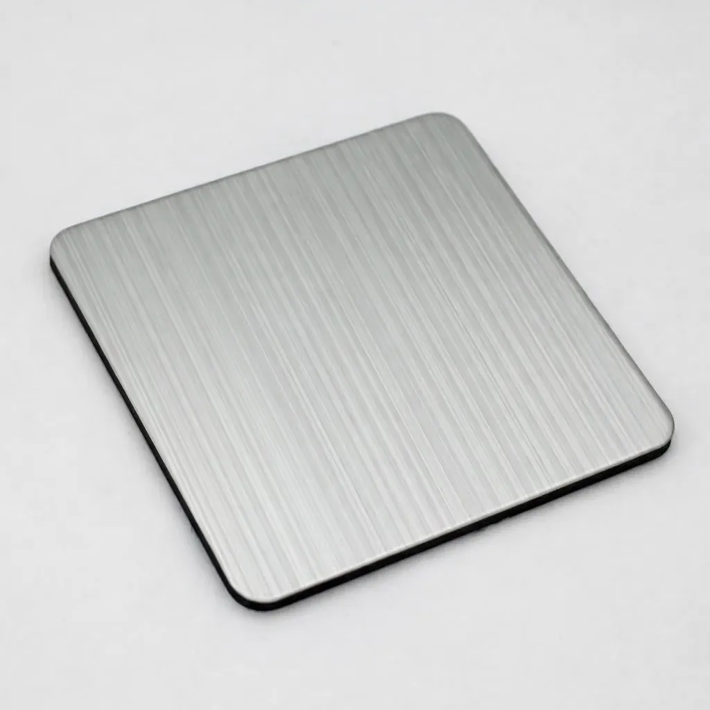 [FD45HLZ15754989B1] HLZ Brushed Aluminum ACM Sheet (FR, 1575 x 4989 (62 x 196.4))