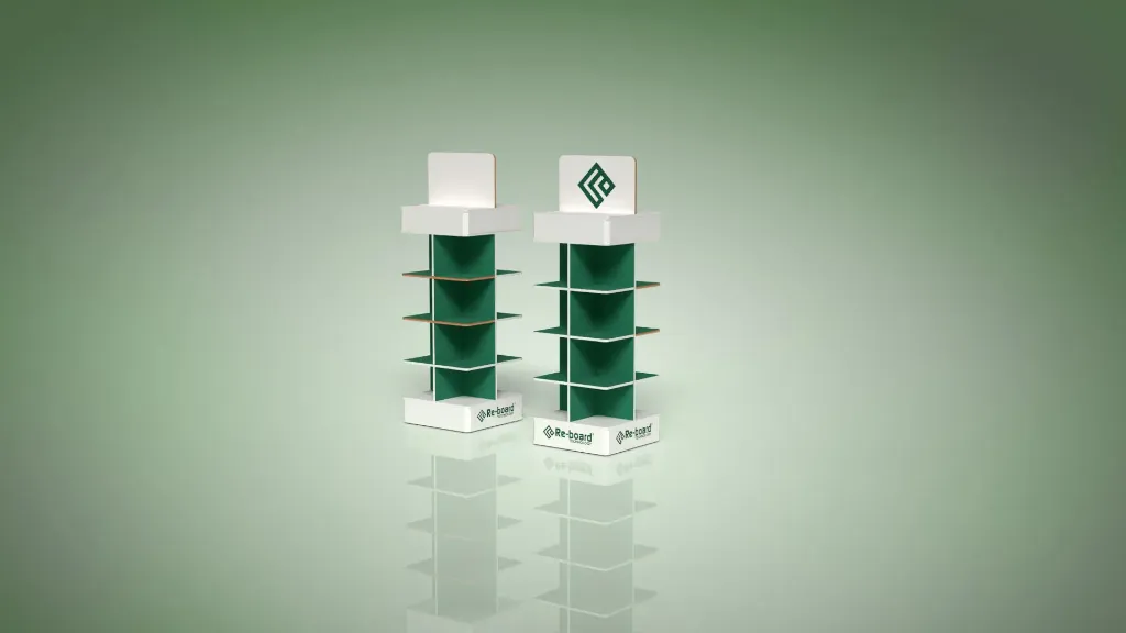 Design - 11917 -Display with shelves on all sides