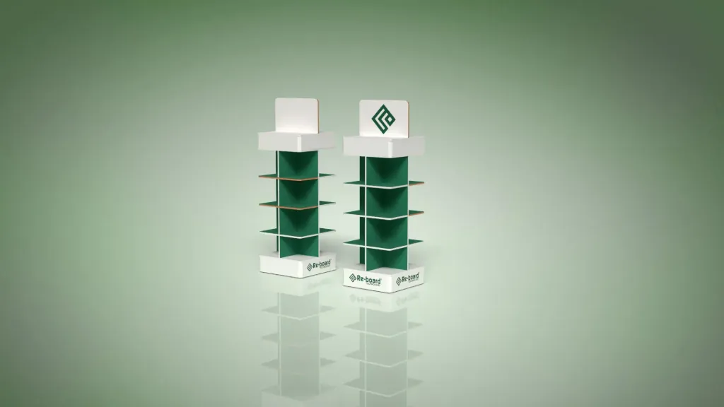 Design - 11917 -Display with shelves on all sides