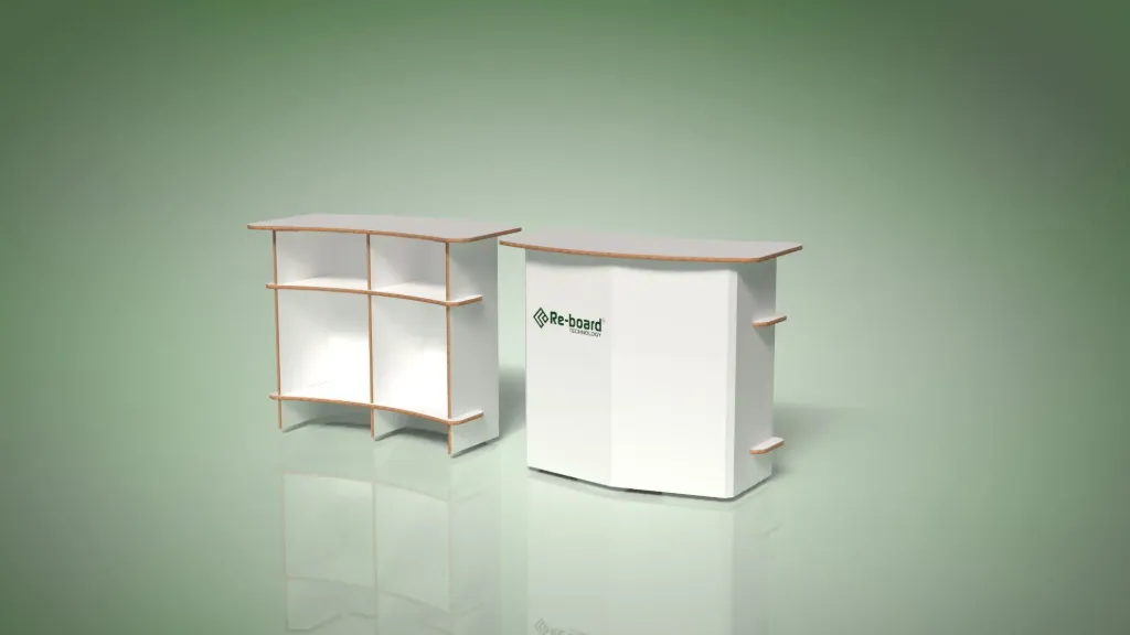 Design - 11680 - Counter with shelves, small