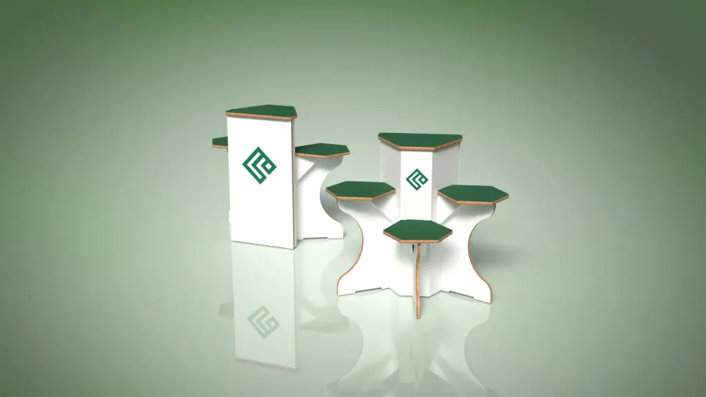 Design - 900307 - Table with 3 levels