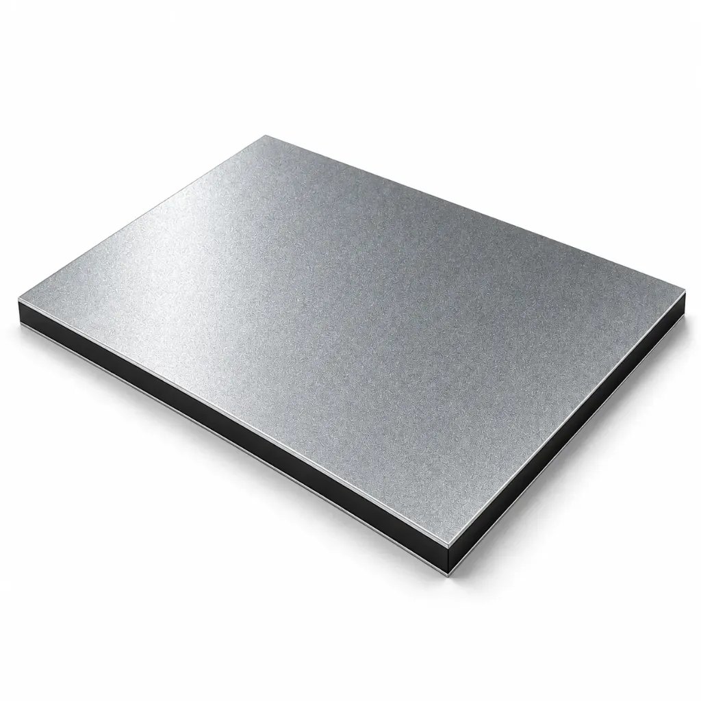 [B324TBX212193048C1] TBX2 Metallic Silver 2-Coat ACM Sheet